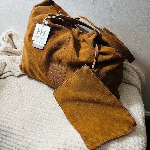 Haute Hippie suede hobo bag NWT - Picture 9 of 10